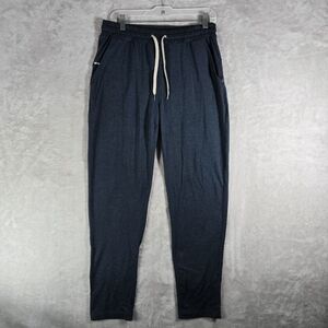 Vuori Ponto Performance Pants V418 Mens Size L Large Heather Blue Stretch 30”